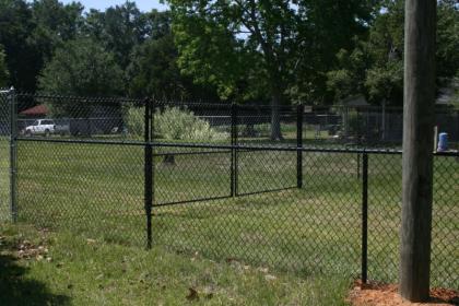 Black Vinyl Coated Chain Link